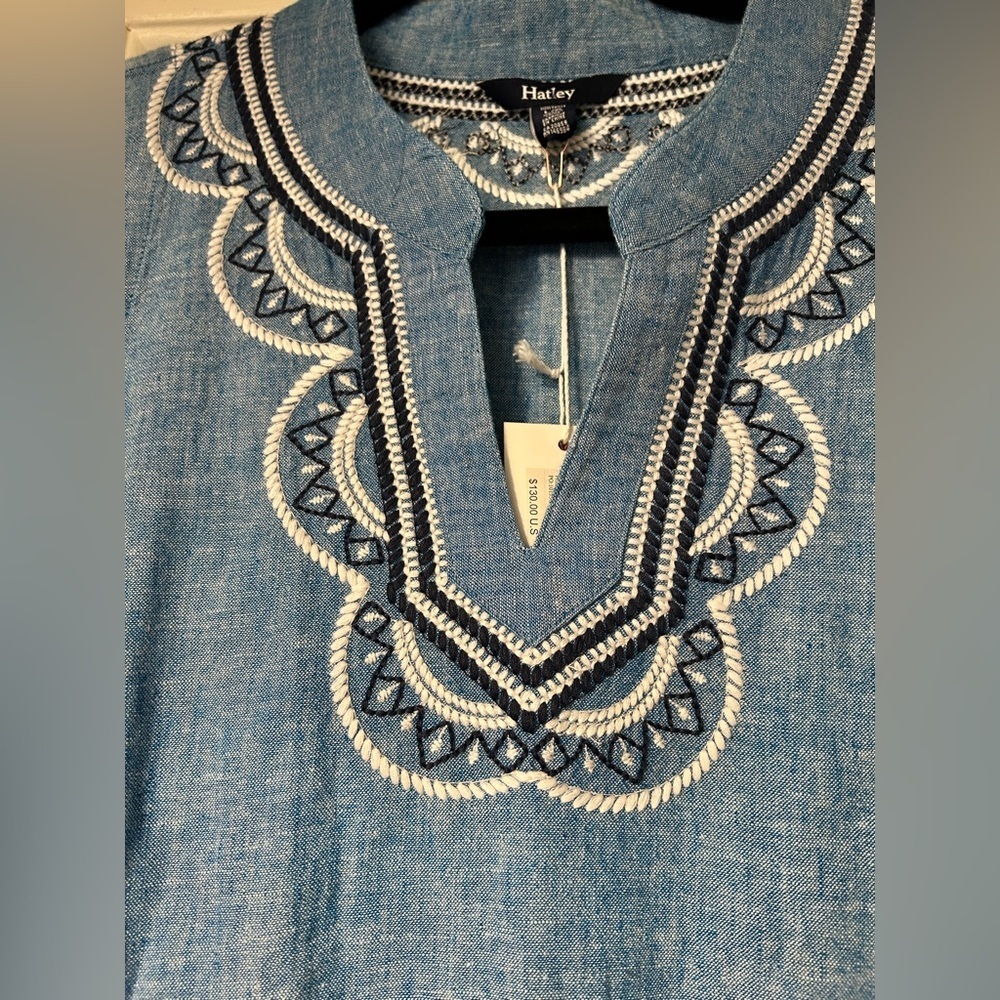 NWT Hatley Marin Shift Dress - Chambray Large - Picture 9 of 11